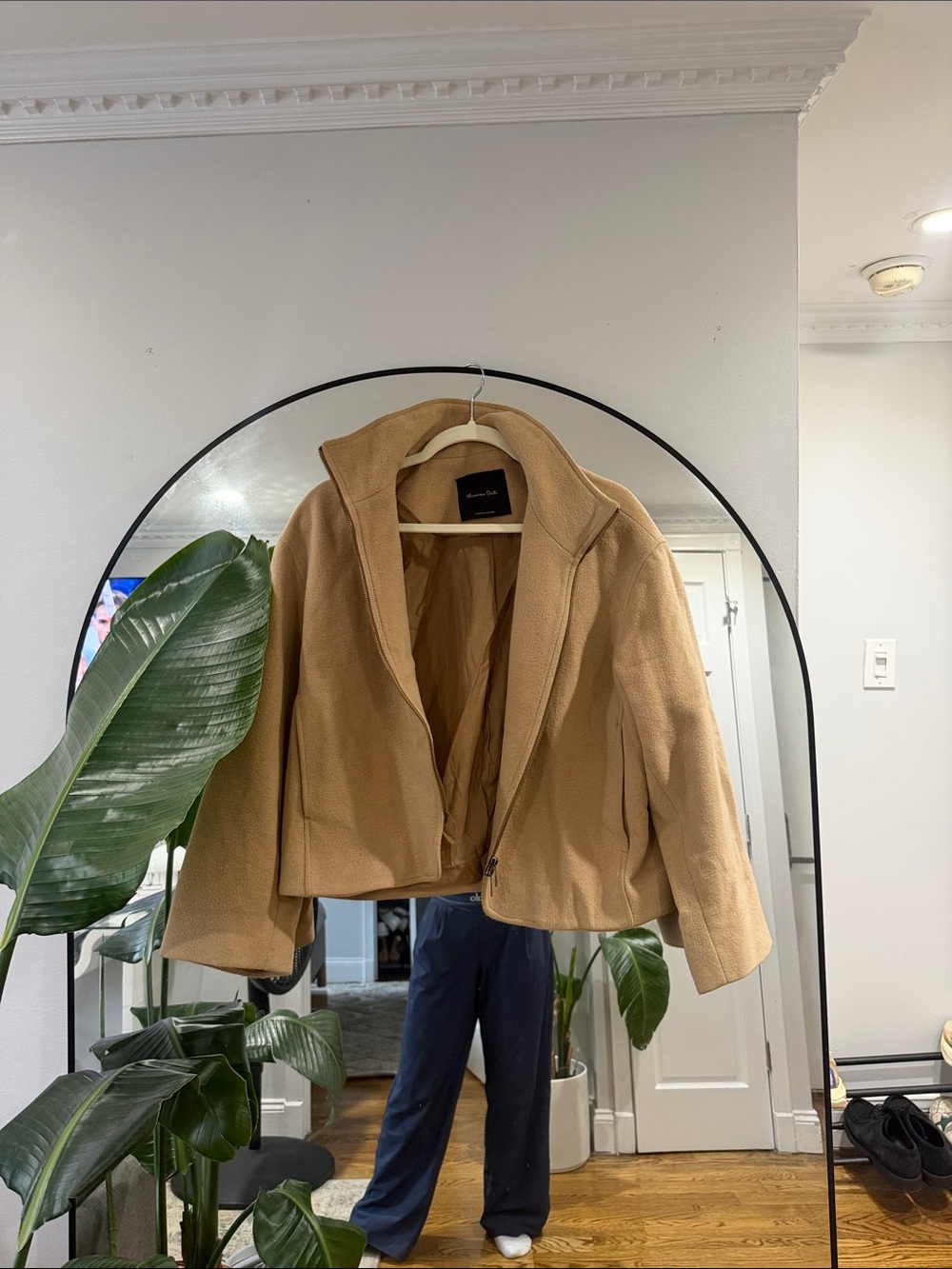 Massimo Dutti Camel Pea Coat